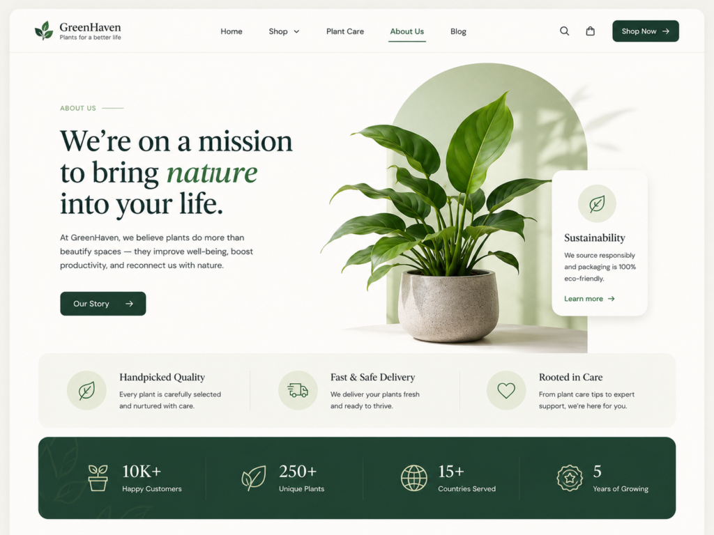 custom website